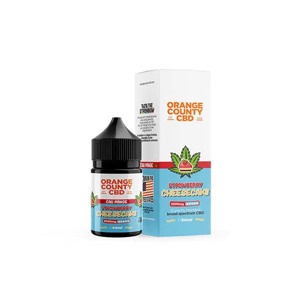 Orange County CBD Cali Range 2500mg CBD 50ml E-liquid (60VG/40PG) - CBD Products