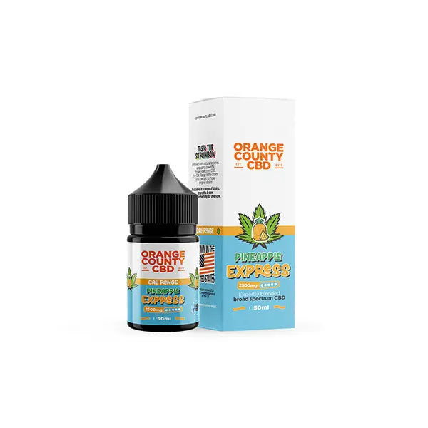 Orange County CBD Cali Range 2500mg CBD 50ml E-liquid (60VG/40PG) - CBD Products