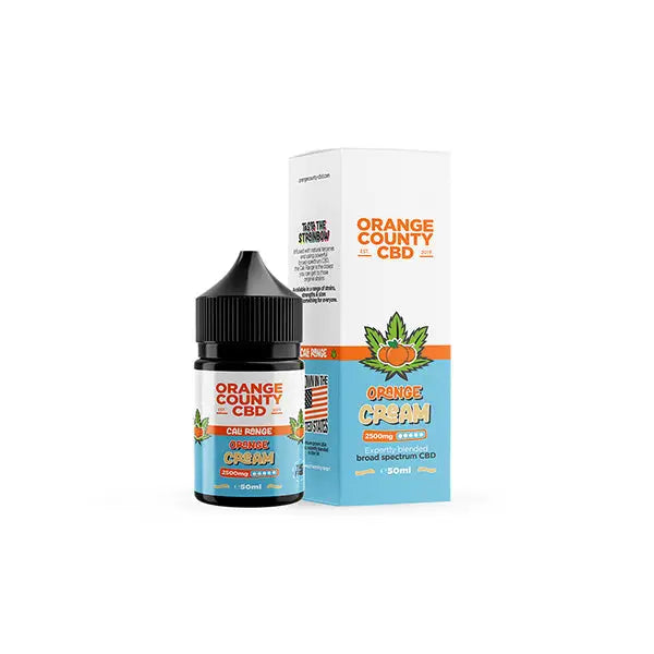 Orange County CBD Cali Range 2500mg CBD 50ml E-liquid (60VG/40PG) - CBD Products