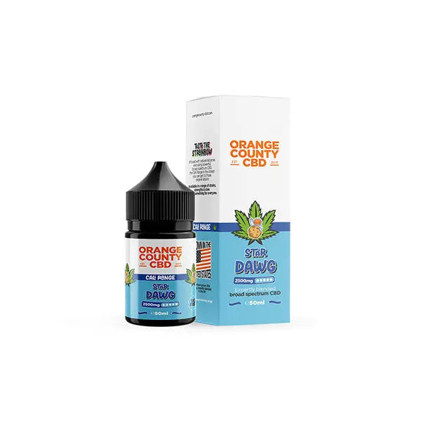 Orange County CBD Cali Range 2500mg CBD 50ml E-liquid (60VG/40PG) - CBD Products