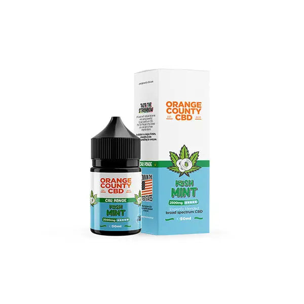 Orange County CBD Cali Range 2500mg CBD 50ml E liquid (60VG/40PG) CBD Products