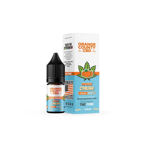 Orange County CBD Cali Range 300mg CBD 10ml E-liquid (60VG/40PG) - CBD Products