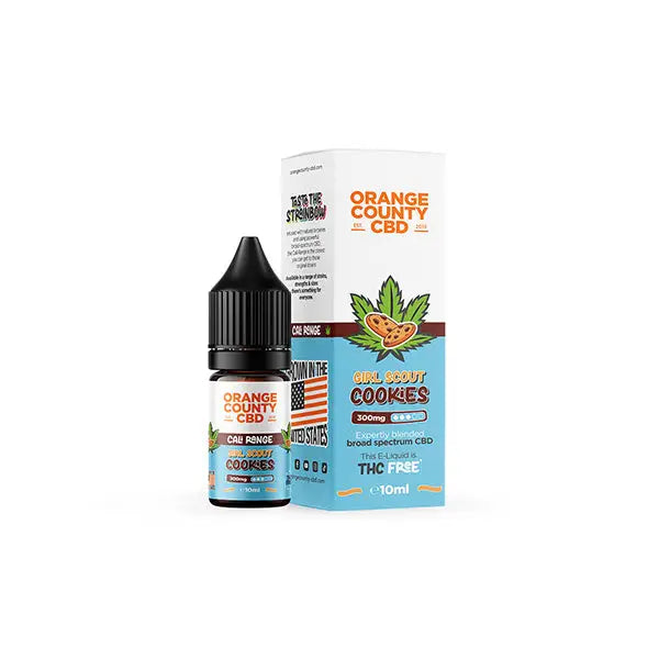 Orange County CBD Cali Range 300mg CBD 10ml E-liquid (60VG/40PG) - CBD Products