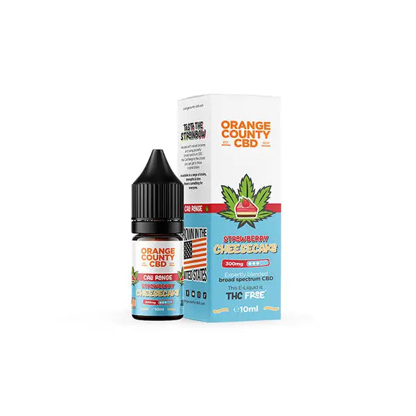 Orange County CBD Cali Range 300mg CBD 10ml E-liquid (60VG/40PG) - CBD Products