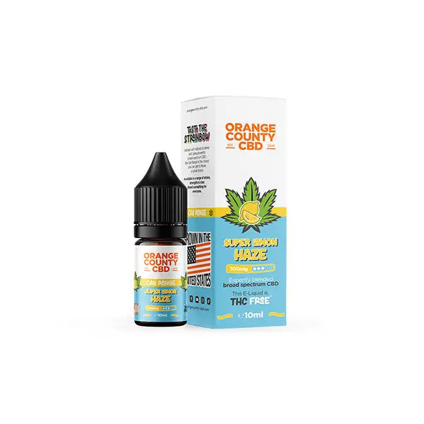 Orange County CBD Cali Range 300mg CBD 10ml E-liquid (60VG/40PG) - CBD Products