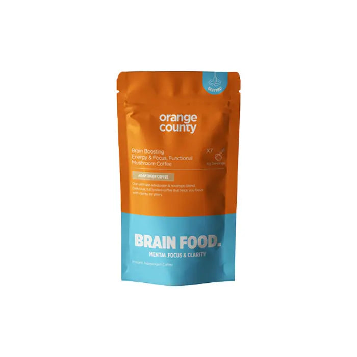 Orange County Focus & Energy Brain Food Mushroom Coffee Supplement (Sample Size) 42g - Nootropics & Supplements