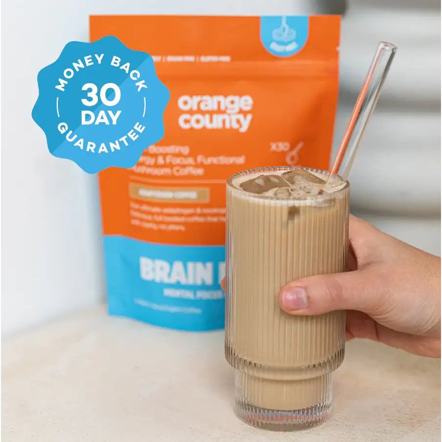 Orange County Focus & Energy Brain Food Mushroom Coffee Supplement (Sample Size) 42g - Nootropics & Supplements