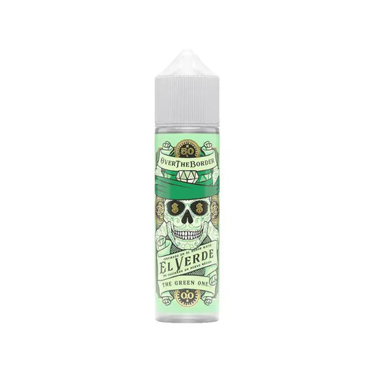 Over The Border 50ml Shortfill 0mg (60VG/40PG) - El Verde - Vaping Products