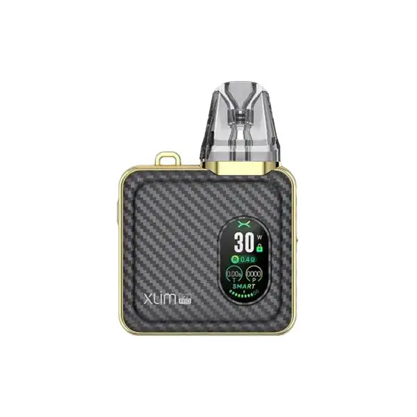 Oxva Xlim SQ Pro 30W Pod Vape Kit - Gold Carbon - Vaping Products