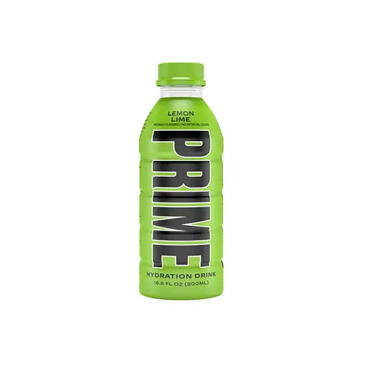 PRIME Hydration USA Lemon Lime Sports Drink 500ml- Past Best Before date - 1 x 500ml - American Confectionary