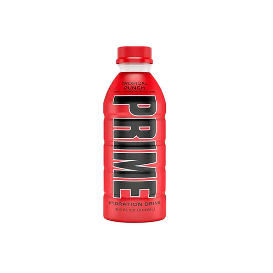 PRIME Hydration USA Tropical Punch Sports Drink 500ml - Past Best Before date - 1 x 500ml - American Confectionary