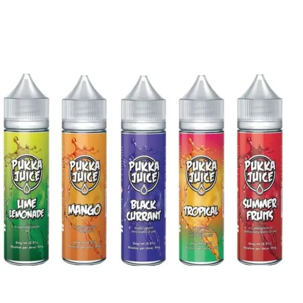 Pukka Juice 0MG 50ML Shortfill (70VG/30PG) - Lime Lemonade - Vaping Products