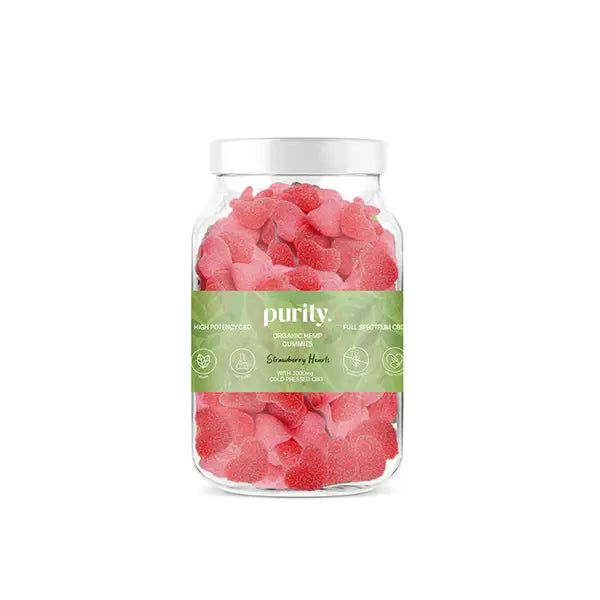 Purity 1000mg Full-Spectrum CBD Vegan Gummies 400g - CBD Products
