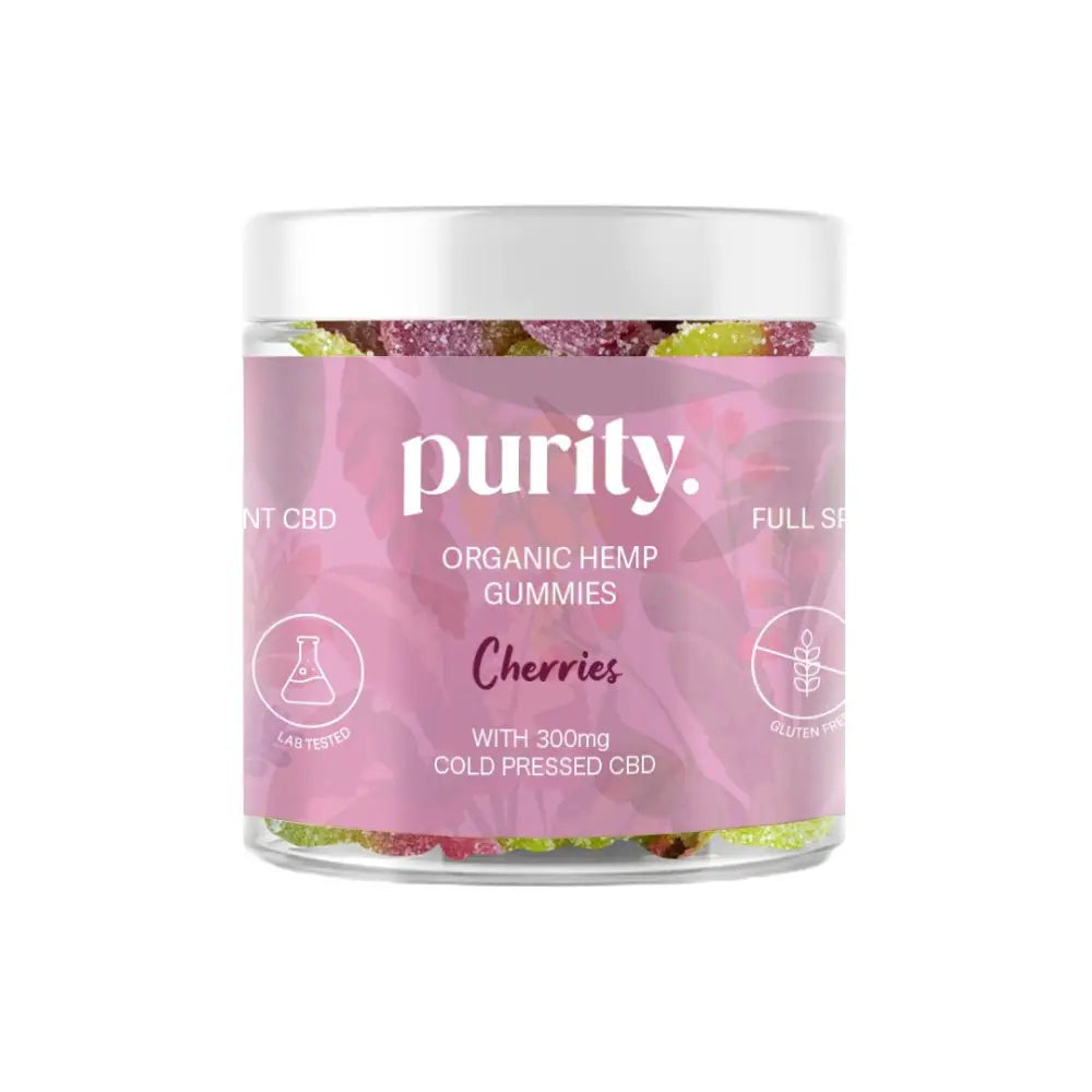Purity 300mg Full-Spectrum CBD Vegan Gummies 150g - CBD Products