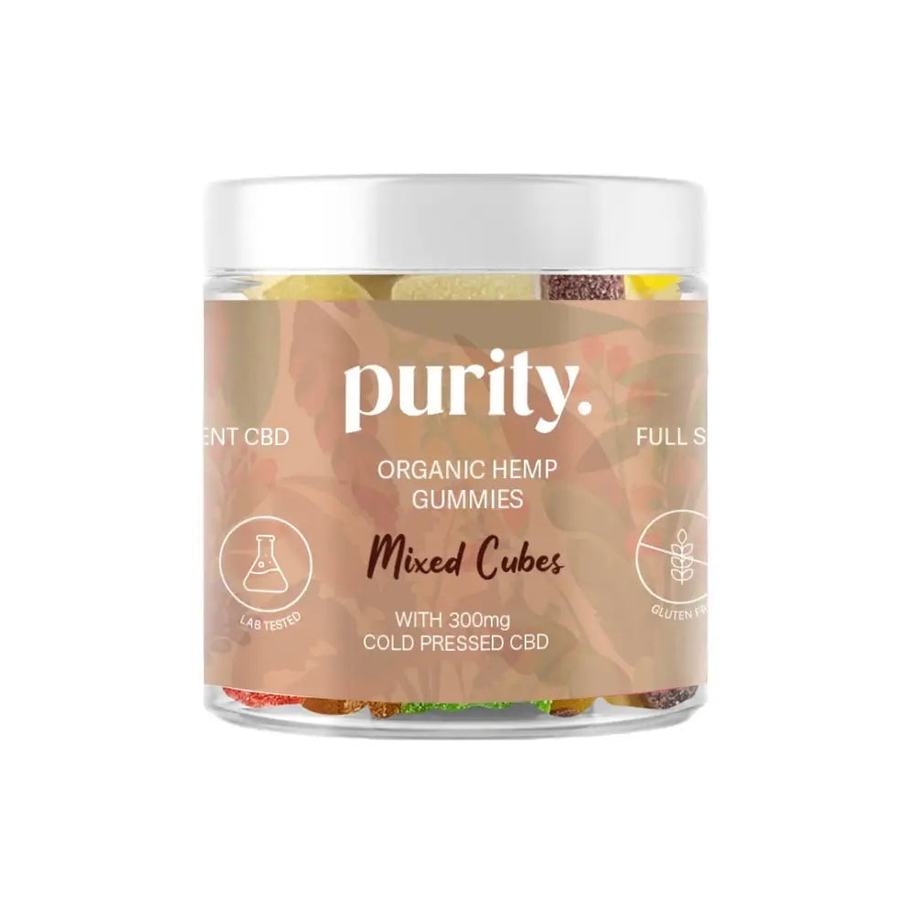 Purity 300mg Full-Spectrum CBD Vegan Gummies 150g - CBD Products
