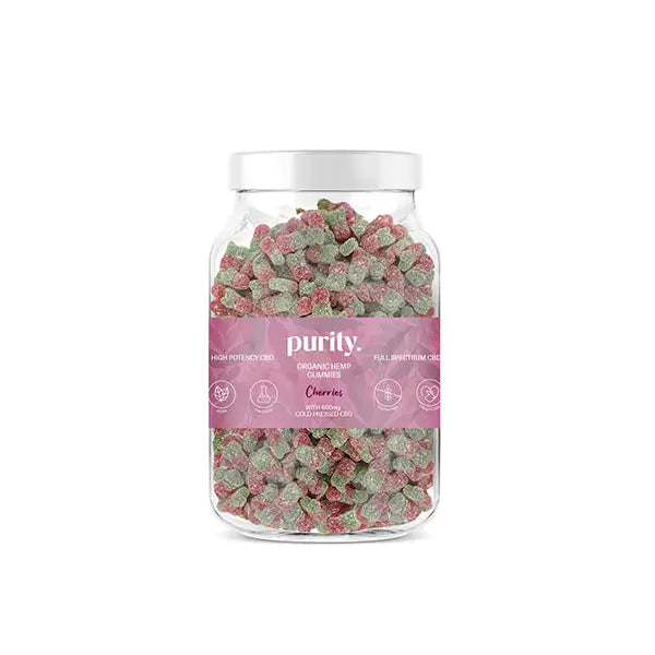 Purity 600mg Full-Spectrum CBD Vegan Gummies 400g - CBD Products