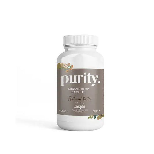 Purity 600mg Full-Spectrum High Potency CBD Capsules - 60 caps - CBD Products