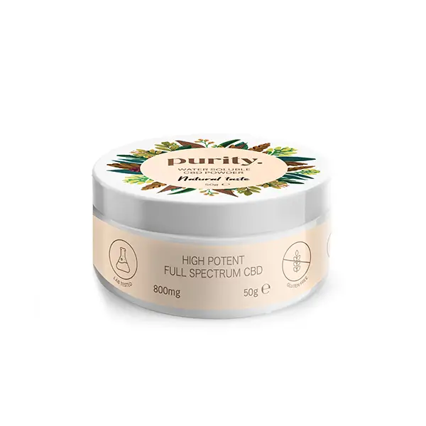 Purity 800mg Full-Spectrum High Potency CBD Water Soluble Powder 50g - OWN