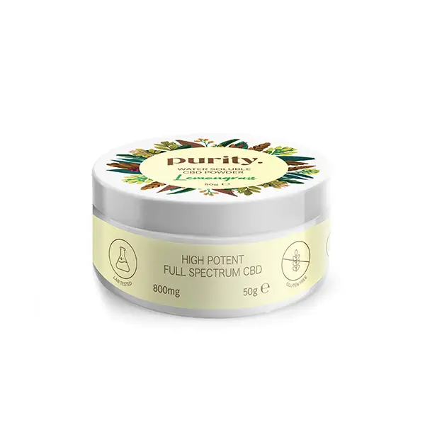 Purity 800mg Full-Spectrum High Potency CBD Water Soluble Powder 50g - OWN