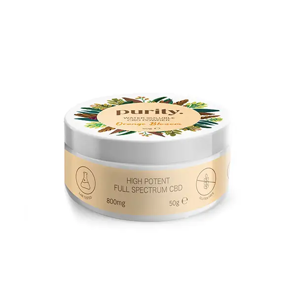 Purity 800mg Full-Spectrum High Potency CBD Water Soluble Powder 50g - OWN