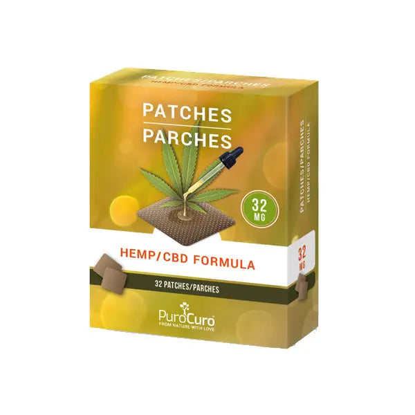 PuroCuro 32mg CBD Formula Patches - CBD Products