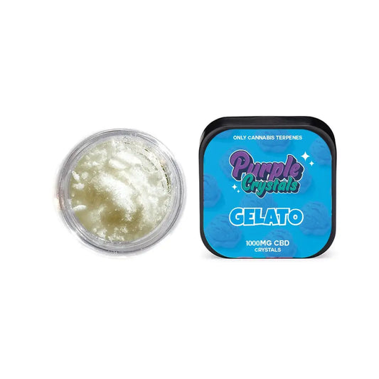 Purple Crystals by Purple Dank 1000mg CBD Crystals - Gelato (BUY 1 GET 1 FREE) - 0.5g - CBD Products