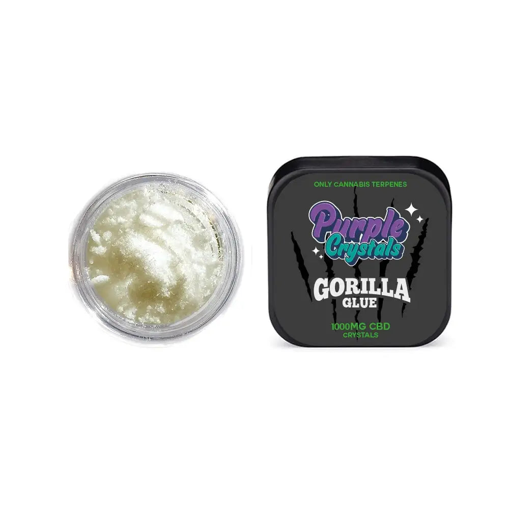 Purple Crystals by Purple Dank 1000mg CBD Crystals - Gorilla Glue (BUY 1 GET 1 FREE) - 0.5g - CBD Products