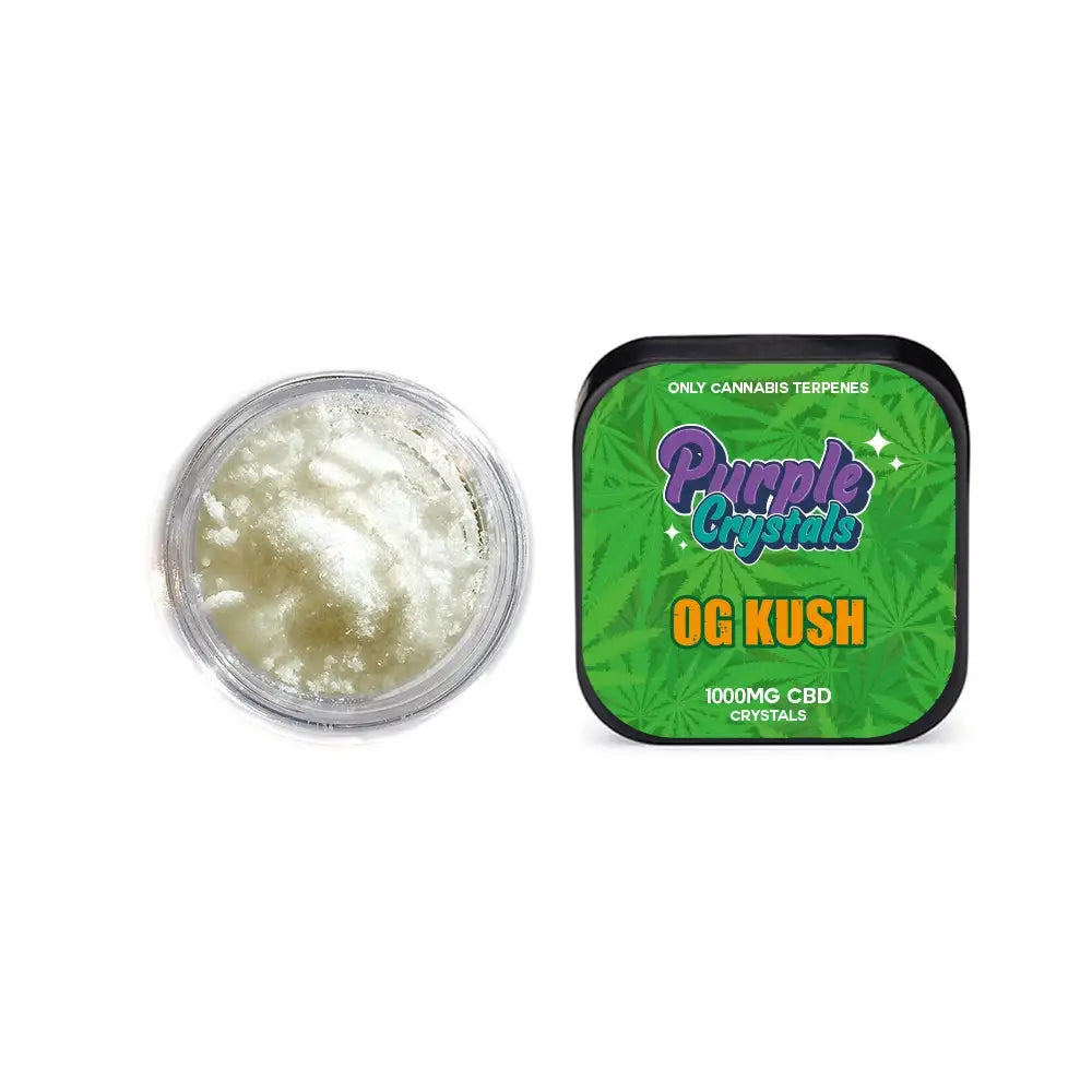 Purple Crystals by Purple Dank 1000mg CBD Crystals - OG Kush (BUY 1 GET 1 FREE) - 0.5g - CBD Products