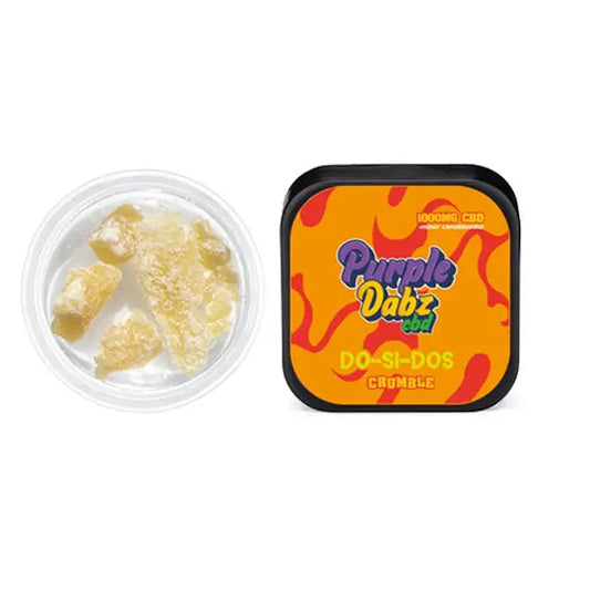 Purple Dabz by Purple Dank 1000mg CBD Crumble - DO-SI-DOS (BUY 1 GET 1 FREE) - 0.5g - CBD Products