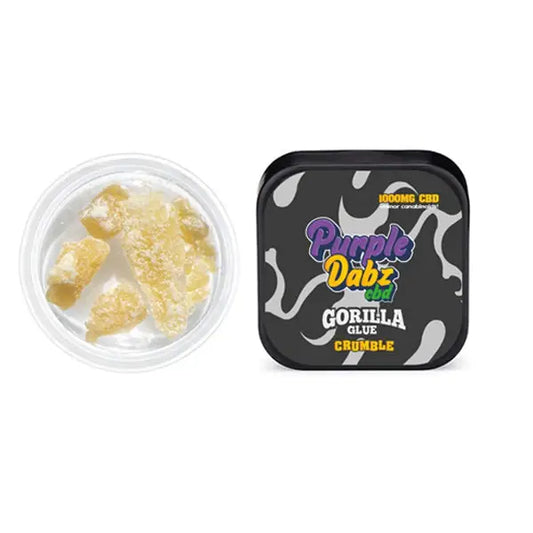 Purple Dabz by Purple Dank 1000mg CBD Crumble - Gorilla Glue (BUY 1 GET 1 FREE) - 0.5g - CBD Products