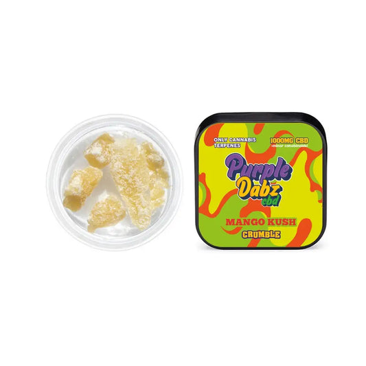 Purple Dabz by Purple Dank 1000mg CBD Crumble - Mango Kush (BUY 1 GET 1 FREE) - 0.5g - CBD Products