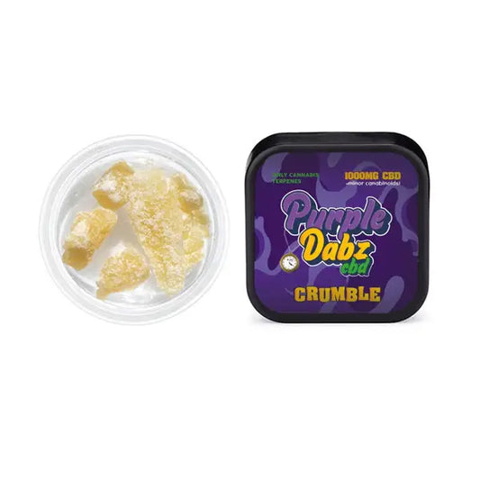 Purple Dabz by Purple Dank 1000mg CBD Crumble - Original (BUY 1 GET 1 FREE) - 0.5g - CBD Products