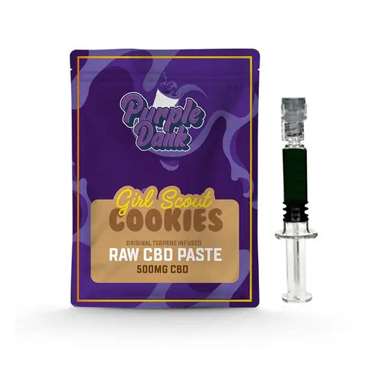 Purple Dank 1000mg CBD Raw Paste with Natural Terpenes - Girl Scout Cookies (BUY 1 GET 1 FREE) - 0.5g - CBD Products