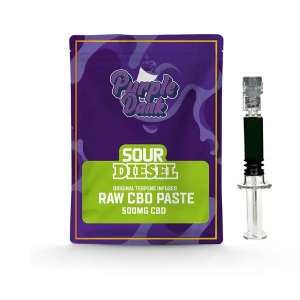 Purple Dank 1000mg CBD Raw Paste with Natural Terpenes - Sour Diesel (BUY 1 GET 1 FREE) - 0.5g - CBD Products