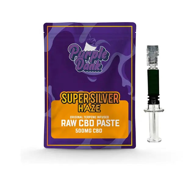 Purple Dank 1000mg CBD Raw Paste with Natural Terpenes - Super Silver Haze (BUY 1 GET 1 FREE) - 0.5g - CBD Products