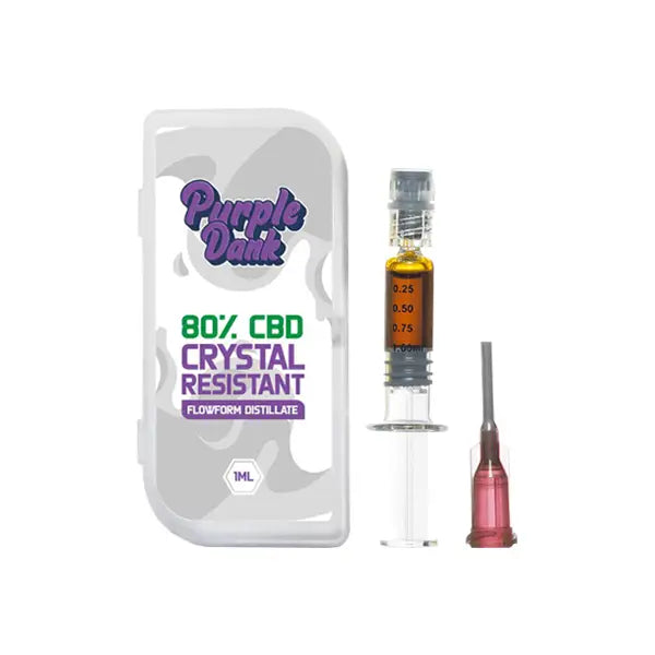 Purple Dank 60% CBD Crystal Resistant Flowform Distillate - 1ml (BUY 1 GET 1 FREE) - CBD Products