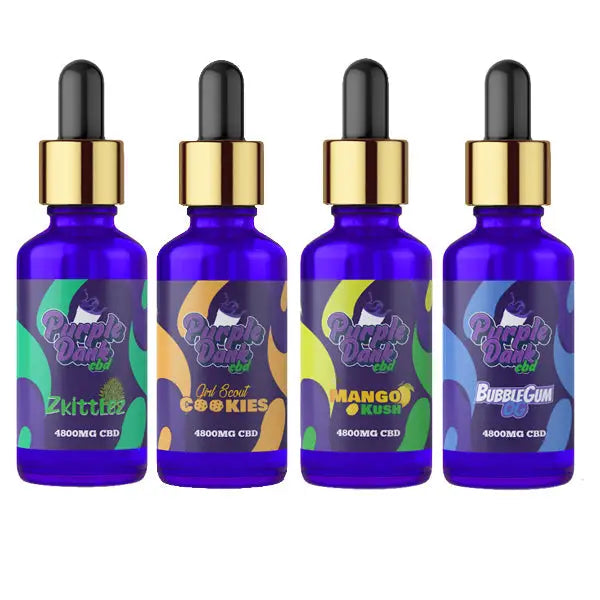 Purple Dank CBD 4800mg Terpene Flavoured Full-Spectrum CBD Oil 30ml (BUY 1 GET 1 FREE) - CBD Products