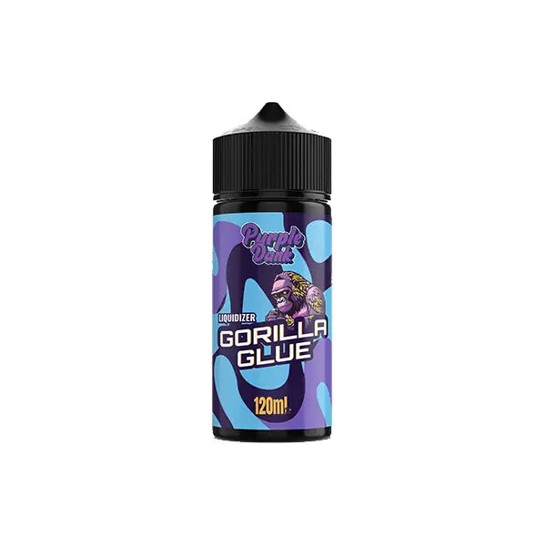 Purple Gorilla Glue e-liquid bottle displayed in Purple Dank Wax Resin Liquidizer 100ml