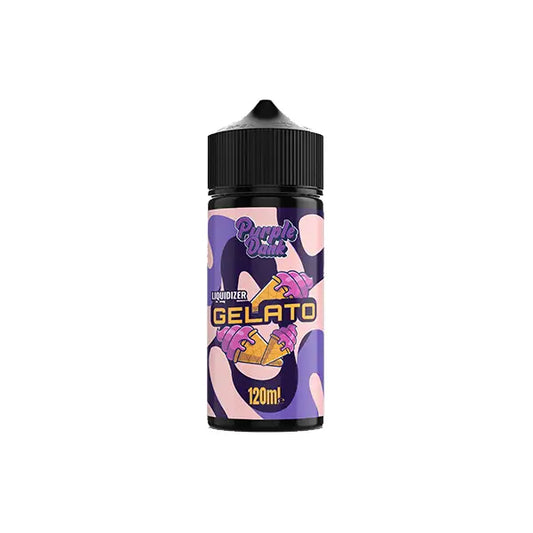 Purple gelato vape juice in a 100ml bottle for Purple Dank Wax and Resin Liquidizer