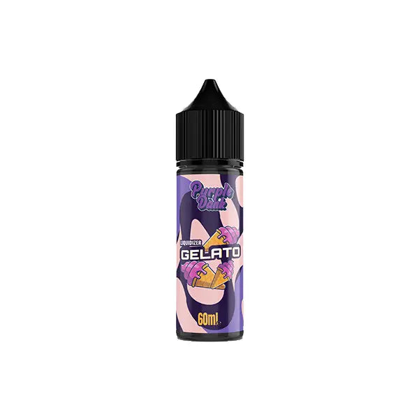 E-liquid bottle with Gelato flavor for Purple Dank Wax & Resin Liquidizer 50ml