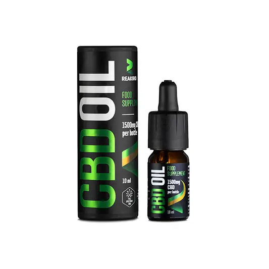 Reakiro 1500mg CBD Oil 15% Full Spectrum - 10ml - CBD Products