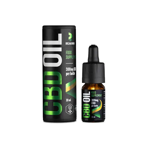 Reakiro 300mg CBD Oil 3% Full Spectrum - 10ml (BUY 1 GET 1 FREE) - CBD Products