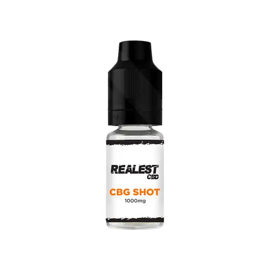 Realest CBD 1000mg CBG E-Liquid Booster Shot 10ml (BUY 1 GET 1 FREE) - Vaping Products