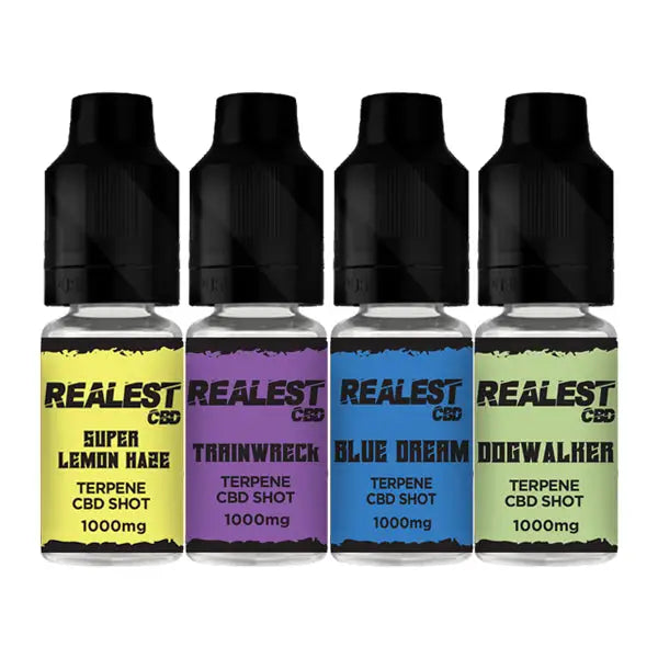 Realest CBD 1000mg Terpene Infused CBD Booster Shot 10ml (BUY 1 GET 1 FREE) - Vaping Products