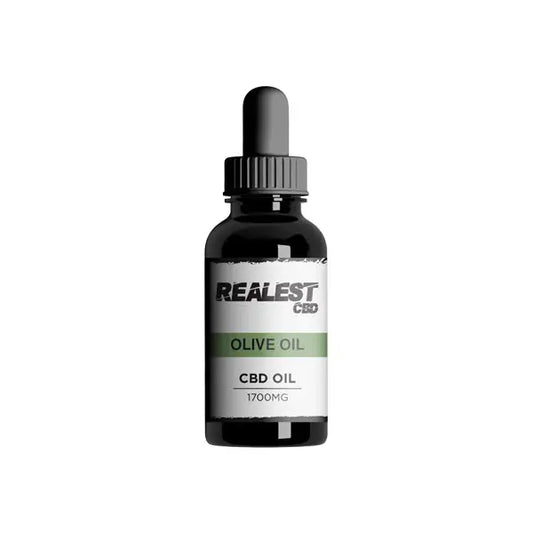Realest CBD 1700mg Broad Spectrum CBD Olive Oil - 30ml (BUY 1 GET 1 FREE) - CBD Products