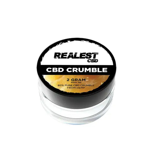 Realest CBD 2000mg 80% Broad Spectrum CBD Crumble (BUY 1 GET 1 FREE) - CBD Products