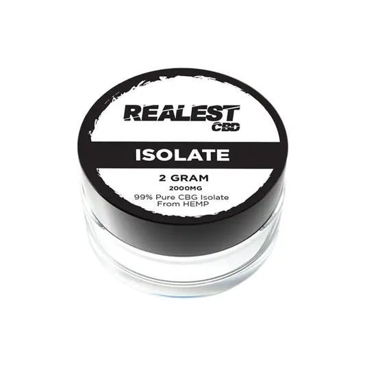 Realest CBD 2000mg CBG Isolate (BUY 1 GET 1 FREE) - CBD Products