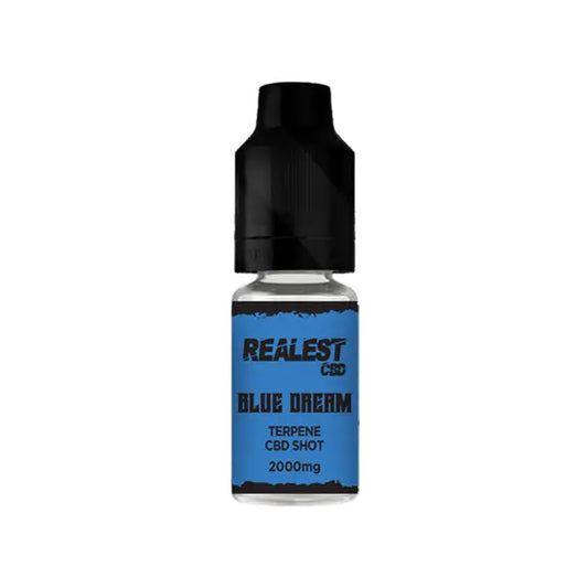 Realest CBD 2000mg Terpene Infused CBD Booster Shot 10ml (BUY 1 GET 1 FREE) - Blue Dream - Vaping Products