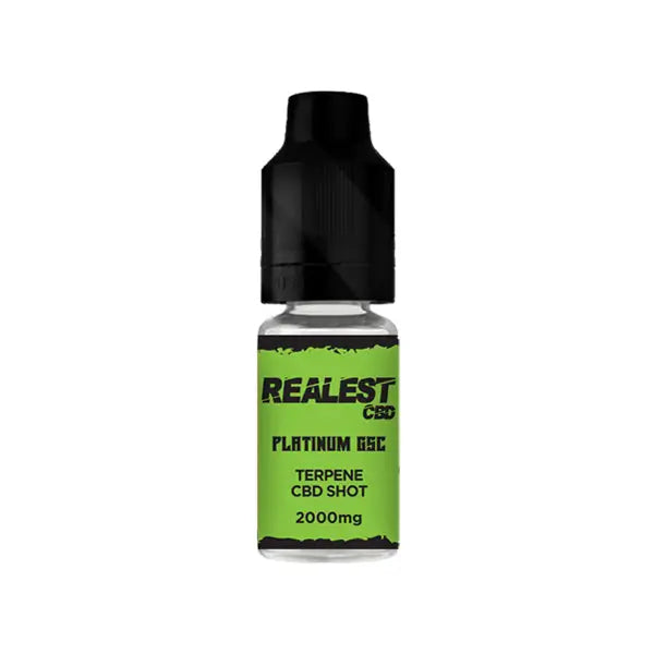 Realest CBD 2000mg Terpene Infused CBD Booster Shot 10ml (BUY 1 GET 1 FREE) - Vaping Products