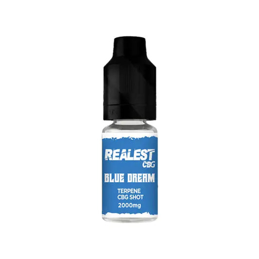 Realest CBD 2000mg Terpene Infused CBG Booster Shot 10ml (BUY 1 GET 1 FREE) - Blue Dream - Vaping Products
